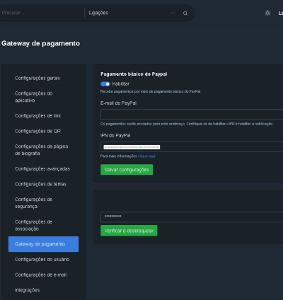 Sistema Encurtador De Links, Criador De Bio