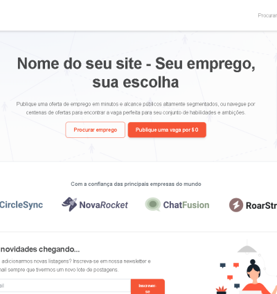 Sistema Plataforma Saas De Listagens De Empregos