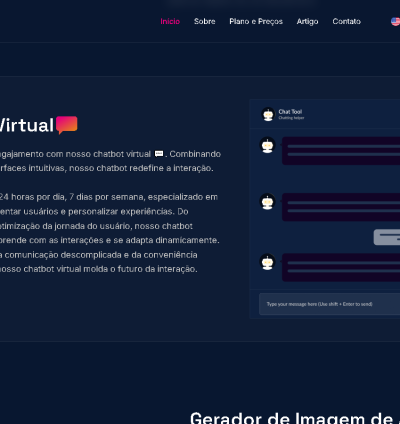 Gerador De Conteúdo Inteligência Artificial Saas