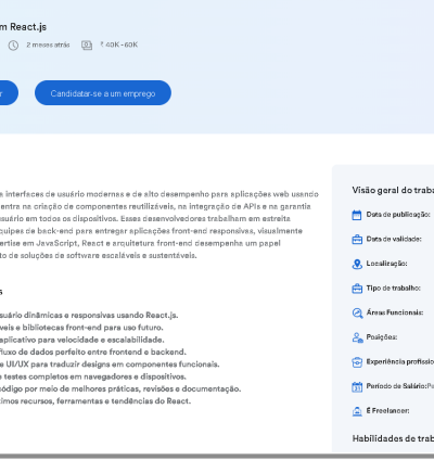 Sistema Laravel Portal De Emprego