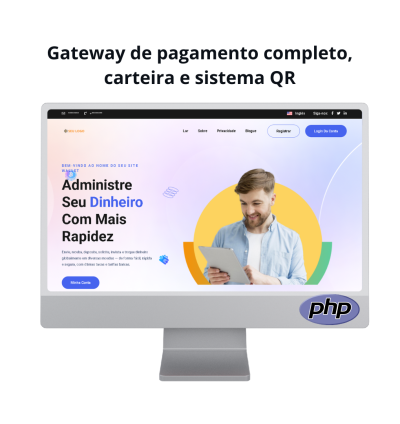 Sistema Gateway De Pagamento Completo, Carteira E Sistema Qr