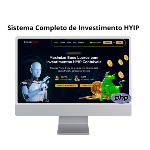 Sistema Completo de Investimento HYIP